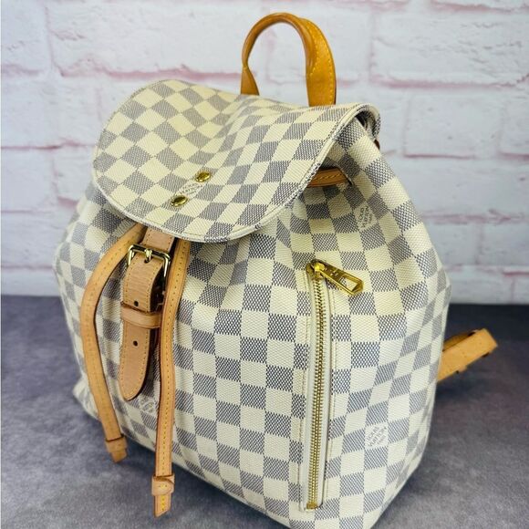Louis Vuitton Sperone Damier Azur Canvas  Backpack - Picture 2 of 16
